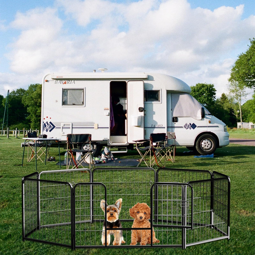 Newbulig playpen ideal for RV camping and travel setups.