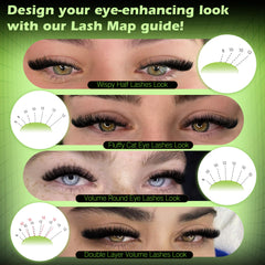 Newcally ultra-thin lash band enables easy, precise at-home application.