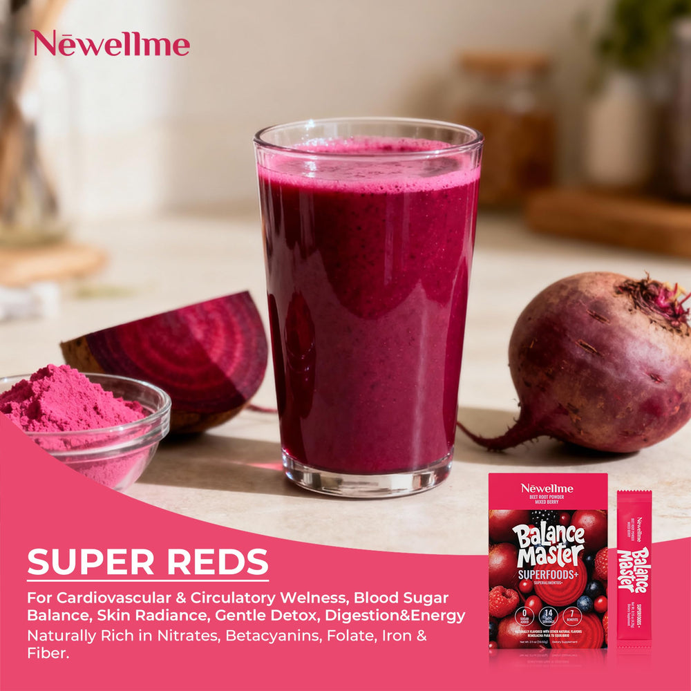 Caffeine-free energy option from natural nitrates in beet root powder.