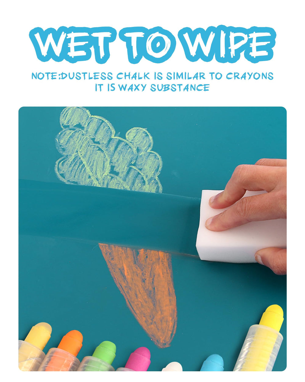 NewFamily non-toxic pigments with protective holder for safe play