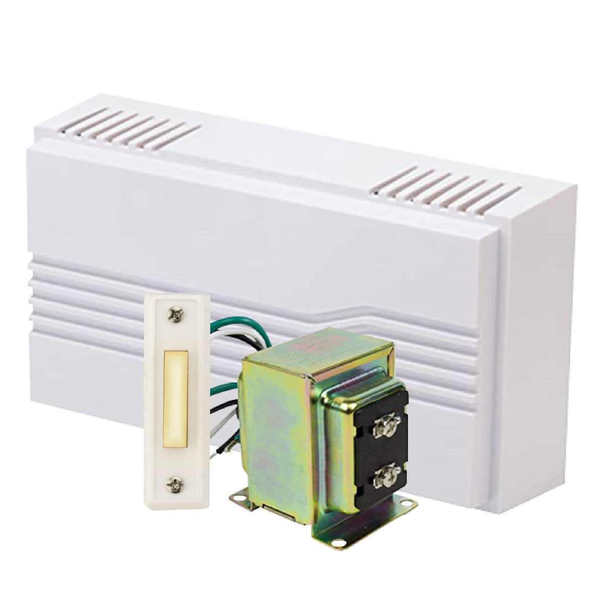 Newhouse Hardware hardwired chime kit front door chime unit for reliable alerts.