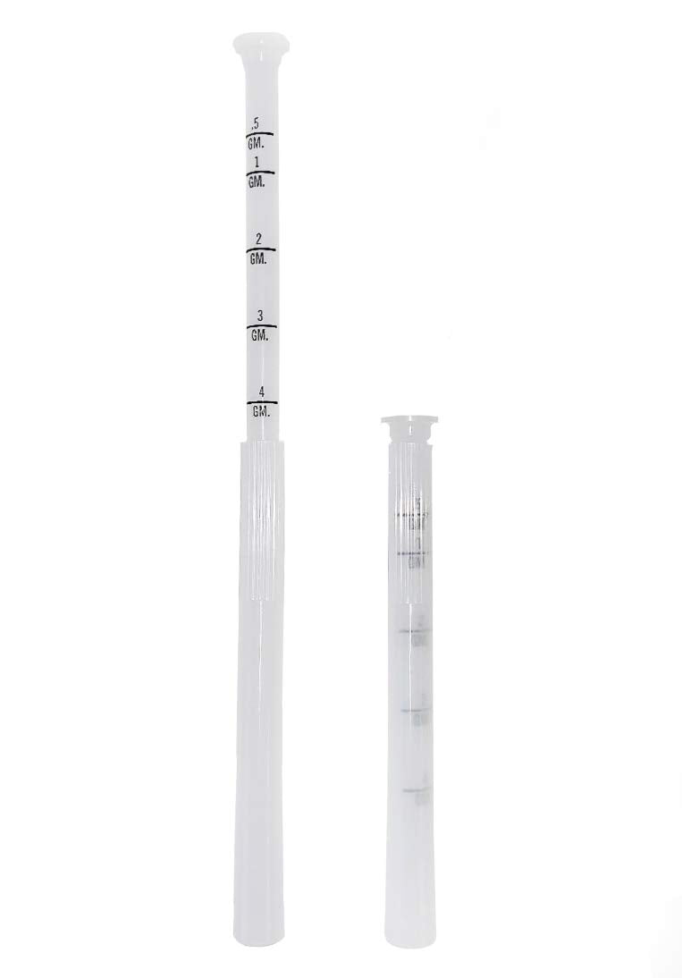NewLife Naturals applicator showing dosage markings for precise use.