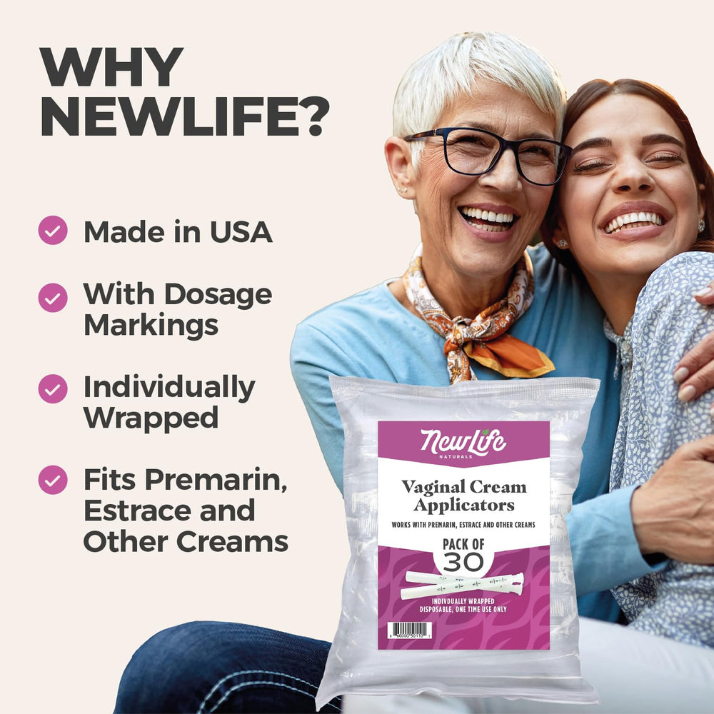 NewLife Naturals printed dosage scale highlights easy measurement for accurate dosing.