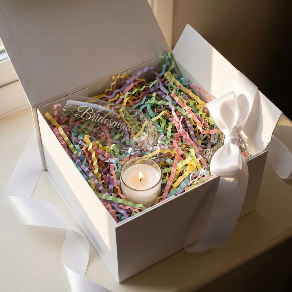 NEWMIAO pastel Easter grass basket fill enhances gift displays with five colors.