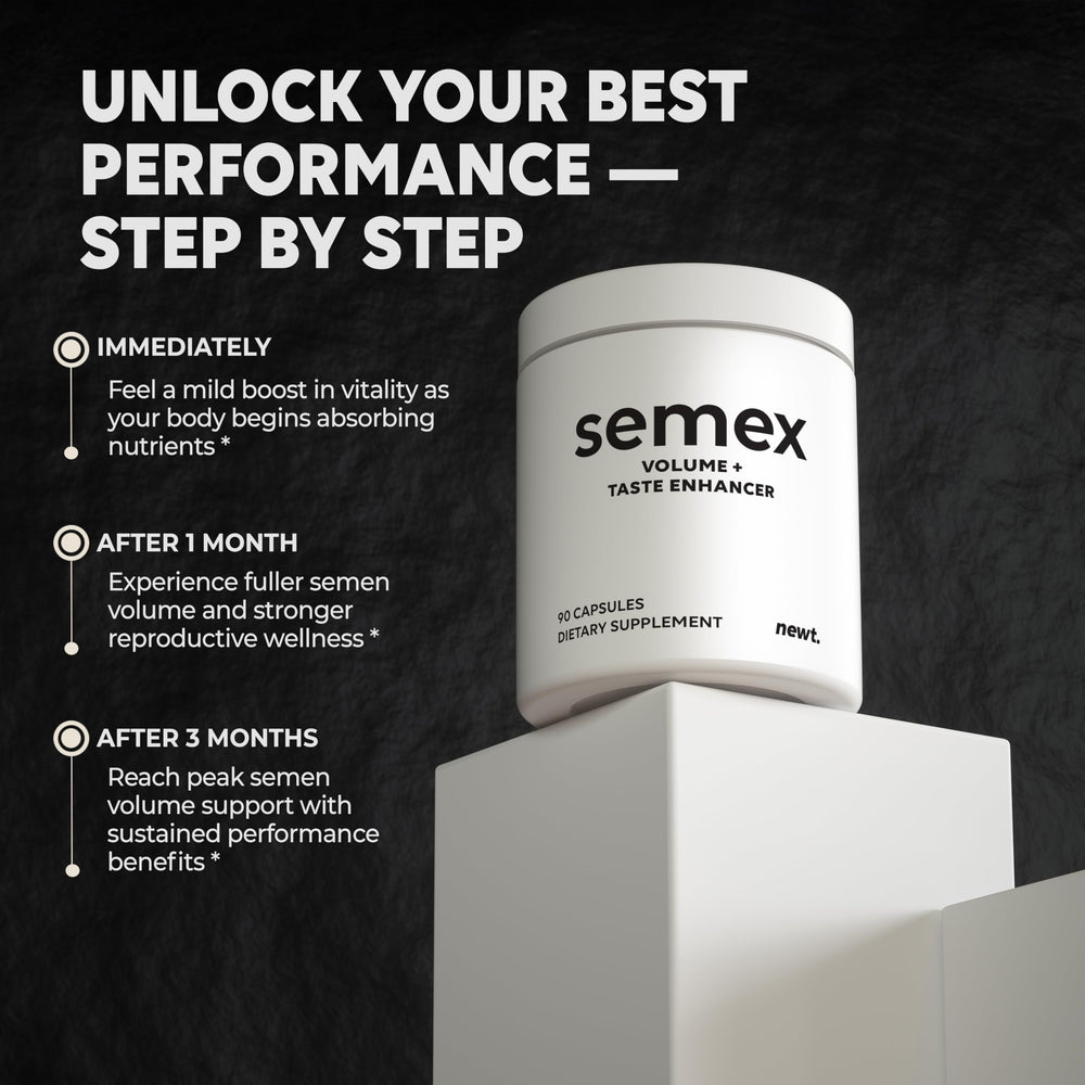 Newt SEMEX capsules on a desk for easy daily use.