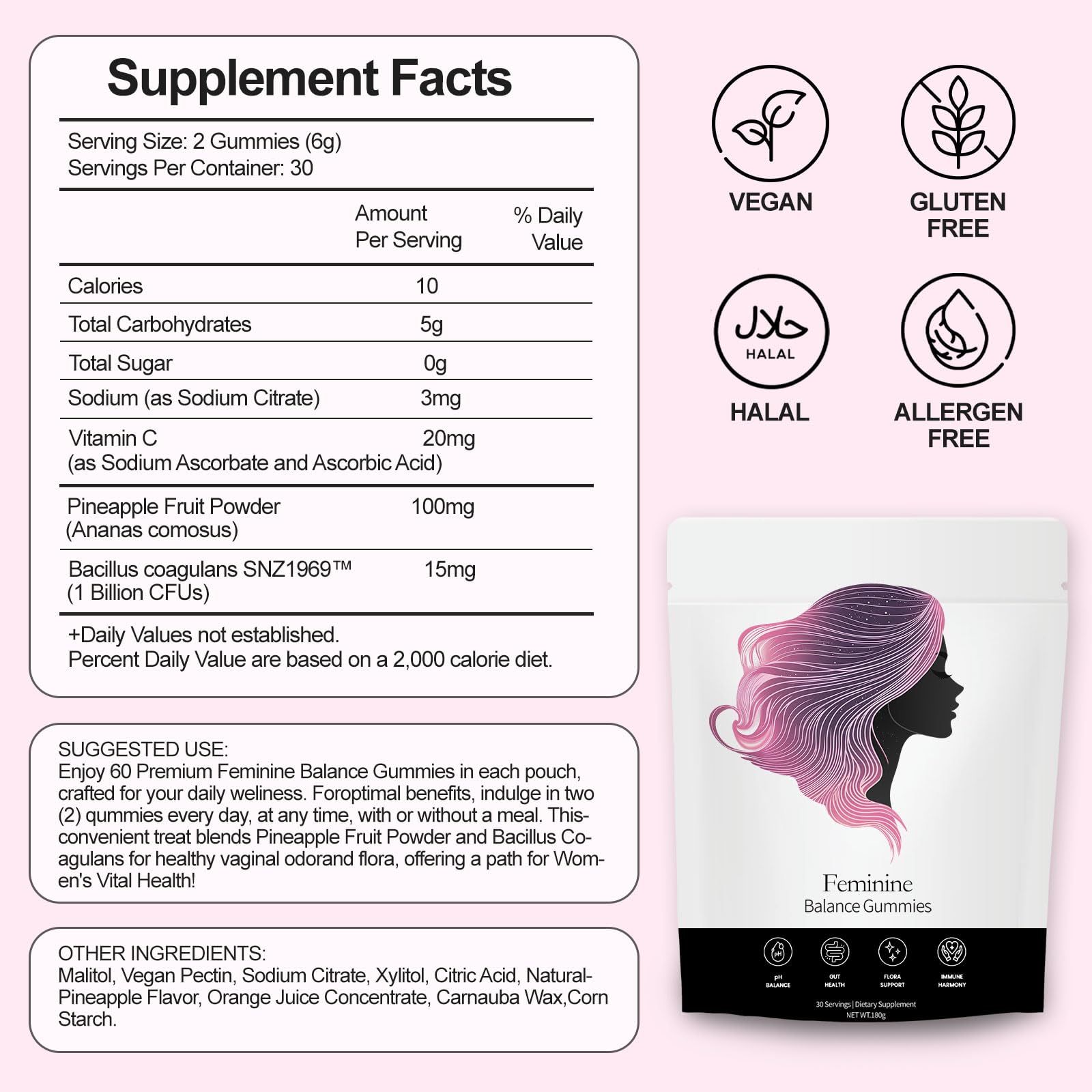 NEWUREHO 60 gummies bottle highlighting monthly supply
