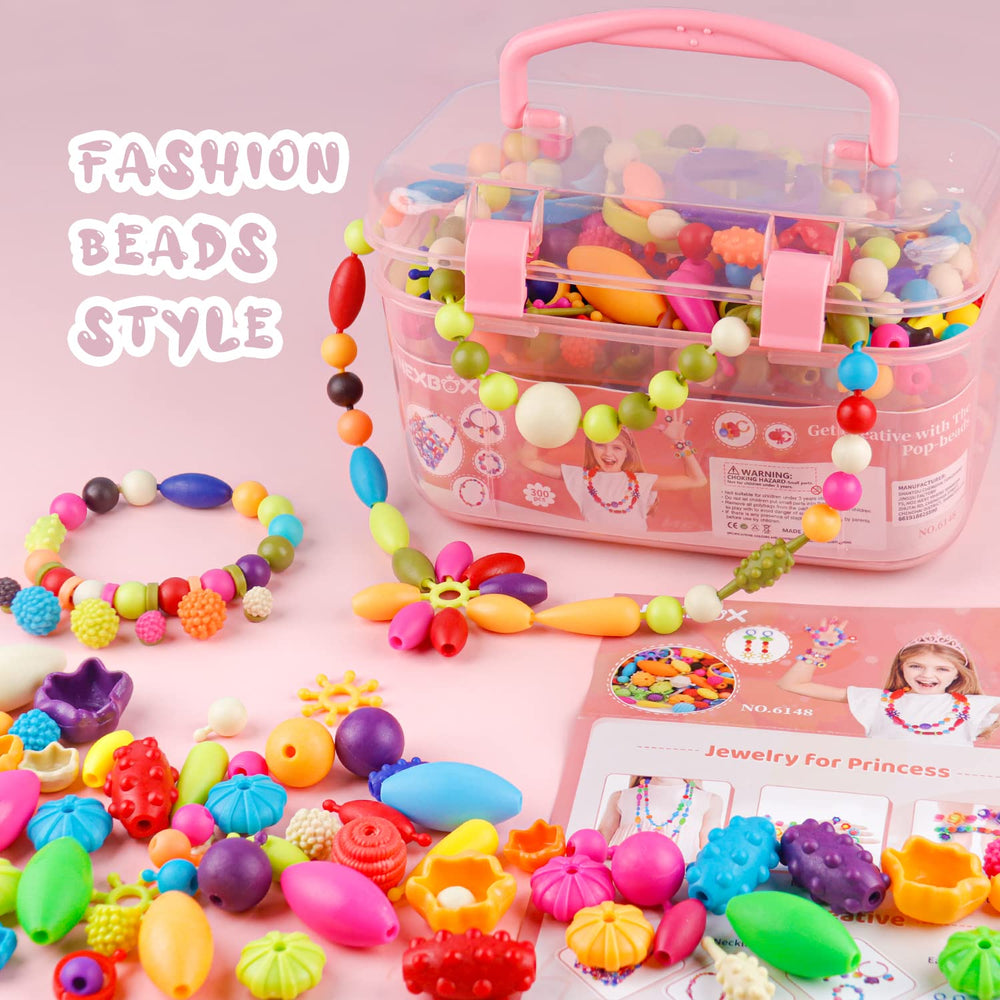 NEXBOX color-palettes-beads choices encourage color recognition and pattern creation.