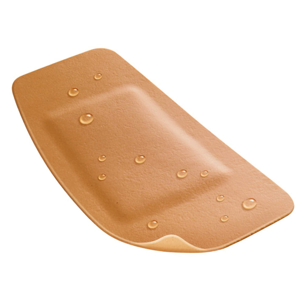 Nexcare waterproof bandage stays on in baths and showers