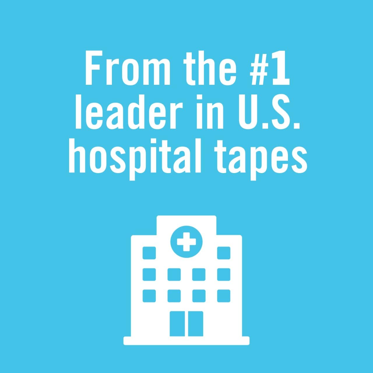 Nexcare's soft, breathable tape edge visible for comfortable wear.