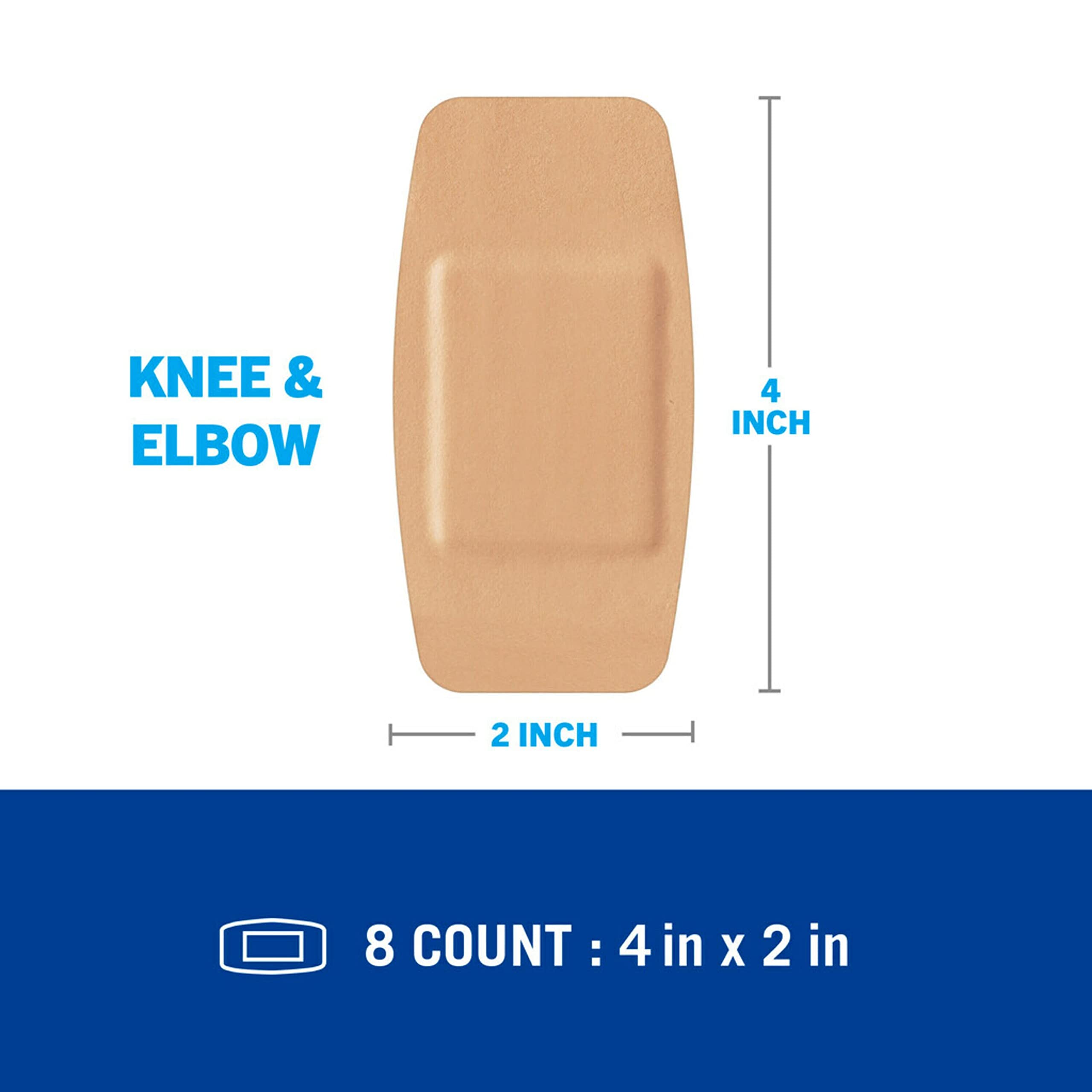 Nexcare waterproof cushioned bandage in action staying secure while you move and sweat