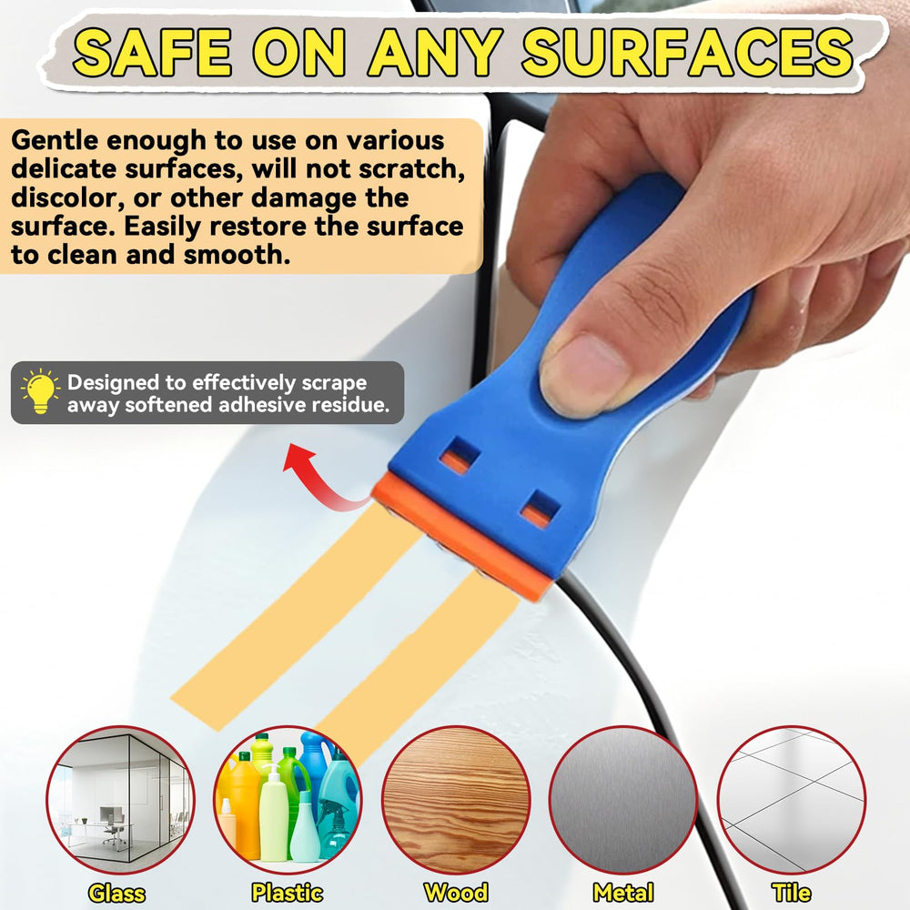 Nexkayee plastic scraper with towel for easy residue scraping