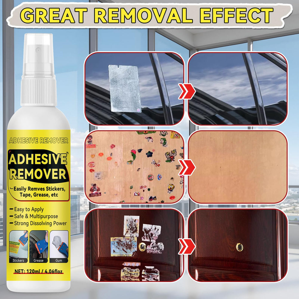 Nexkayee surface-safe cleaner on glass prevents scratching while removing decals