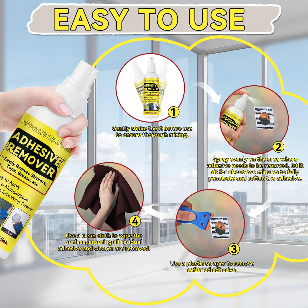 Nexkayee tape residue removal in action yields clean, smooth surfaces