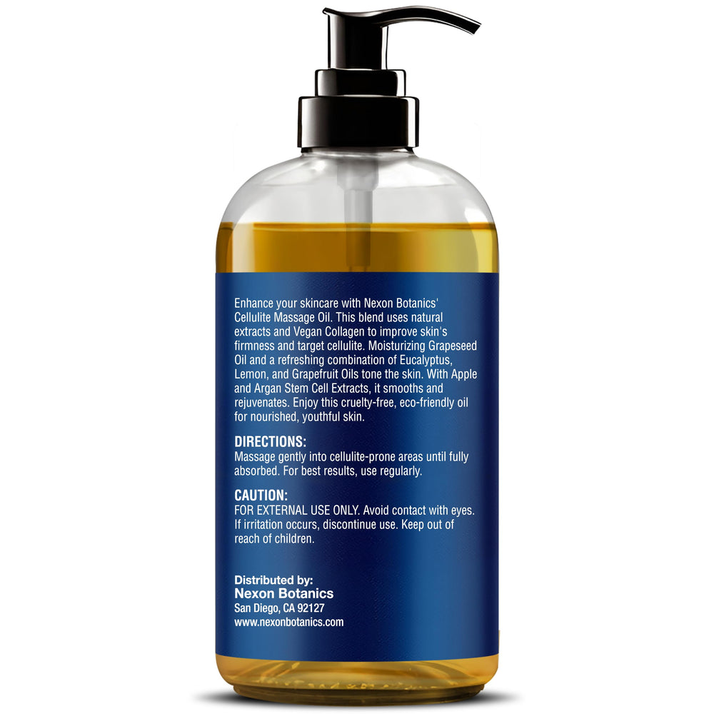 Nexon Botanics oil texture on skin during application