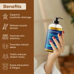 Nexon Botanics lymphatic drainage oil facial massage promotes gentle hydration