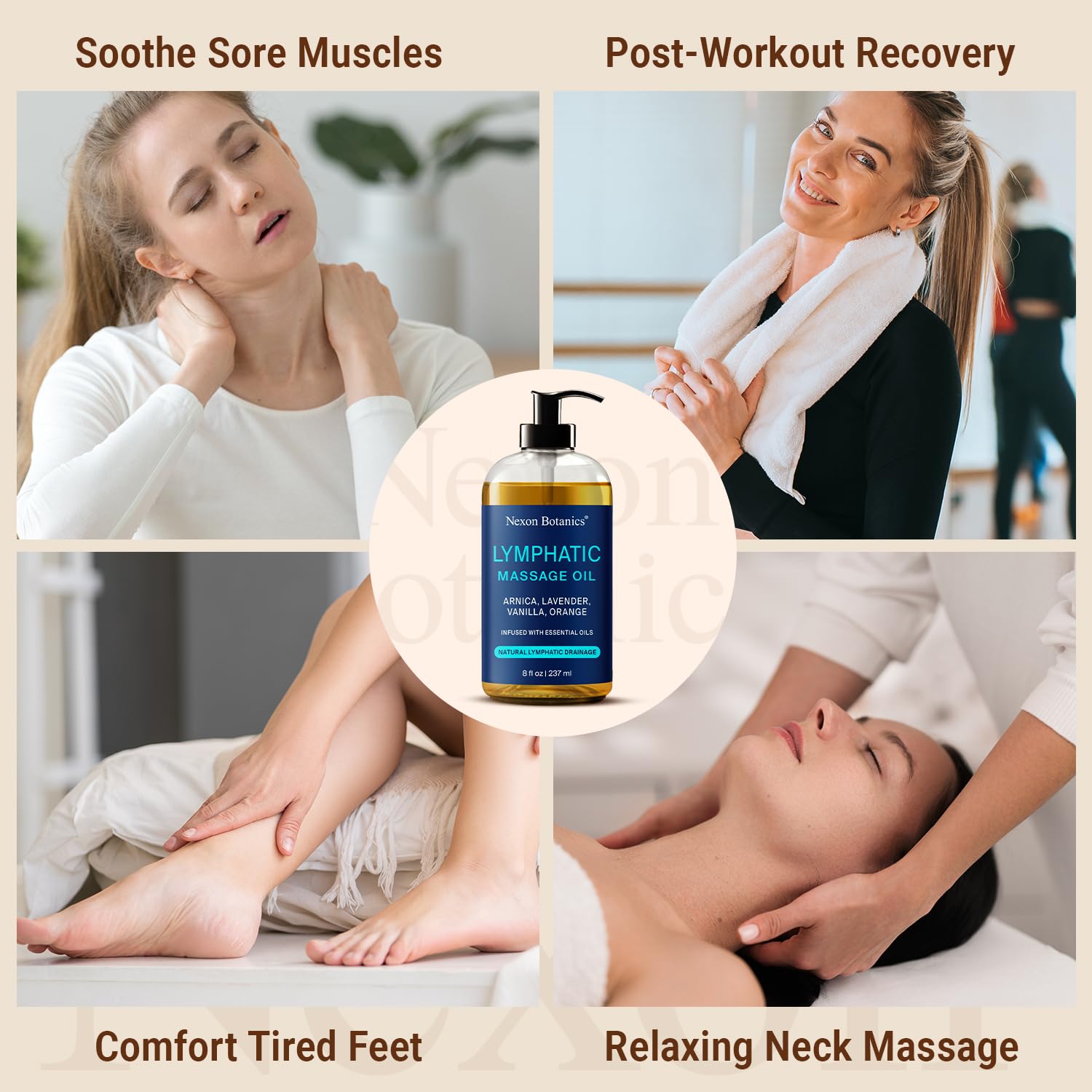 Nexon Botanics full body routine oil for self care