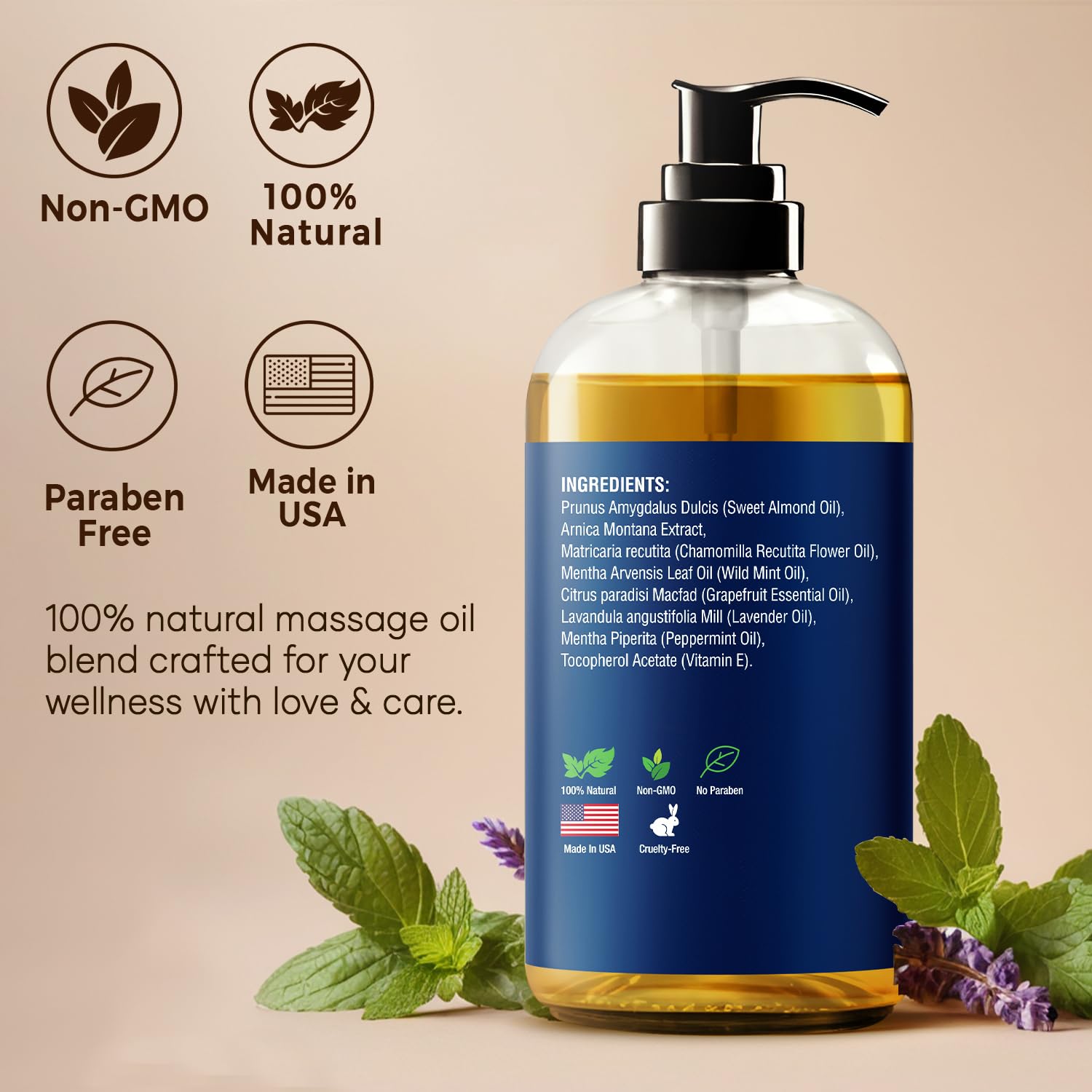 Nexon Botanics natural body moisturizer oil for skin care between sessions