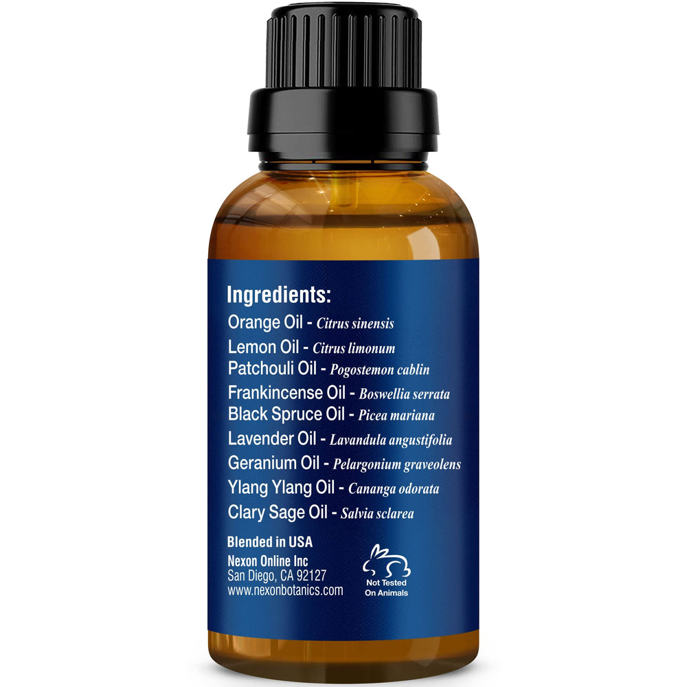 Nexon Botanics Stress Relief hexane-free formula on a clean label