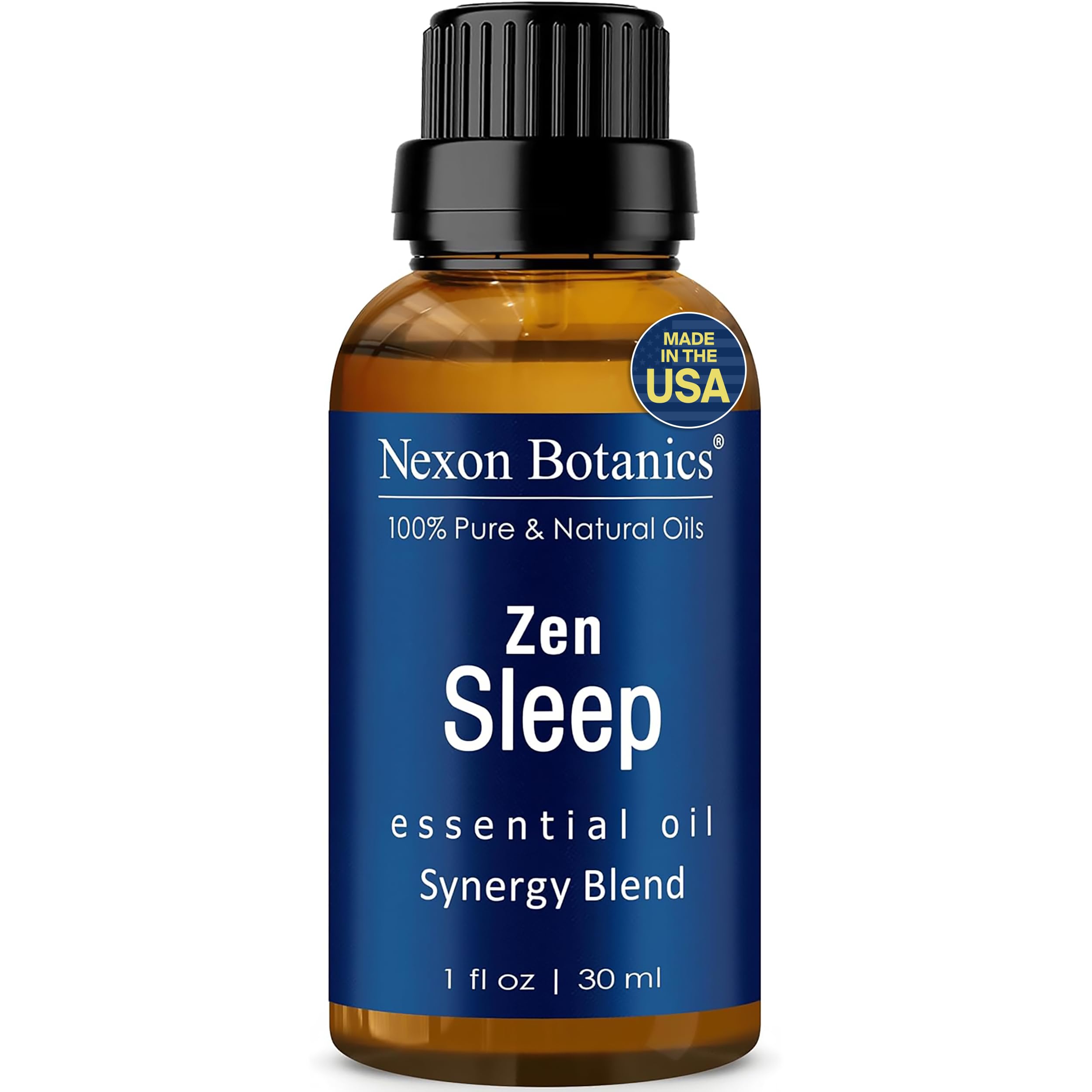 Nexon Botanics Zen Sleep bottle-front for calming bedtime ambience.