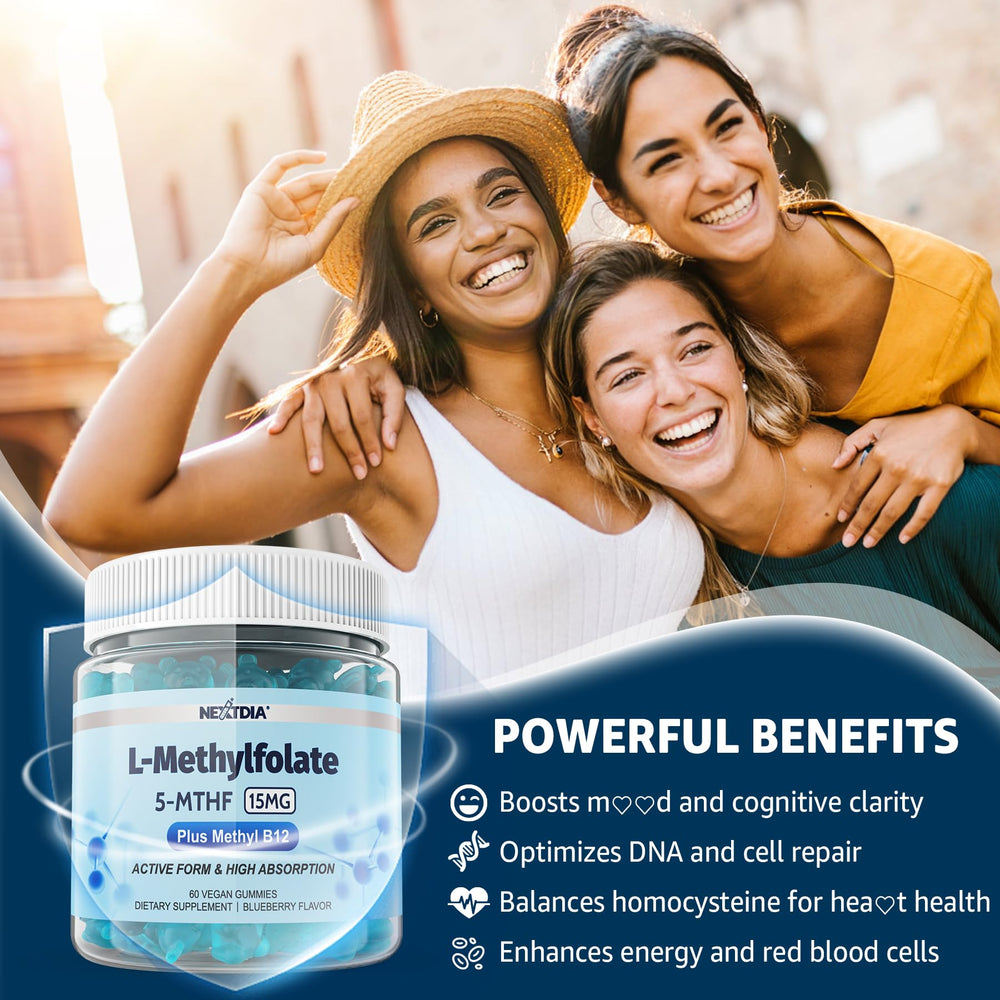 Nextdia B1 B2 B6 methyl vitamin complex symbolizing balanced cofactor support