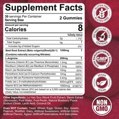 Nextdia Beet Root Gummies being poured for easy daily use.