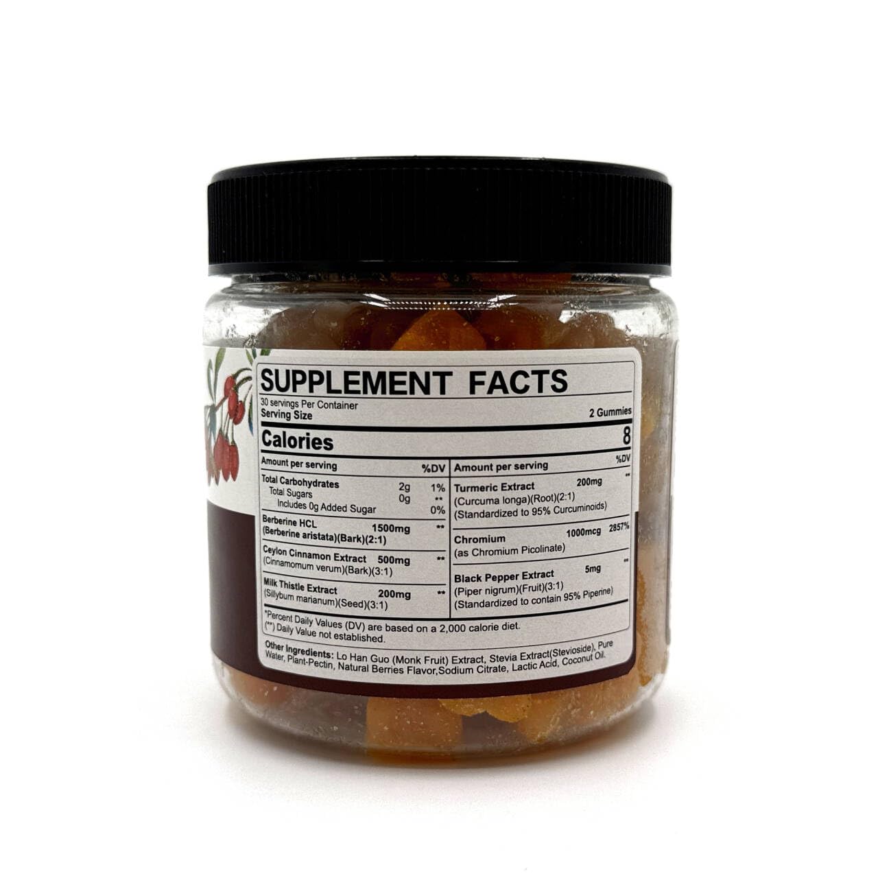 Nextdia Berberine Gummies amber bottle on counter for easy daily habit