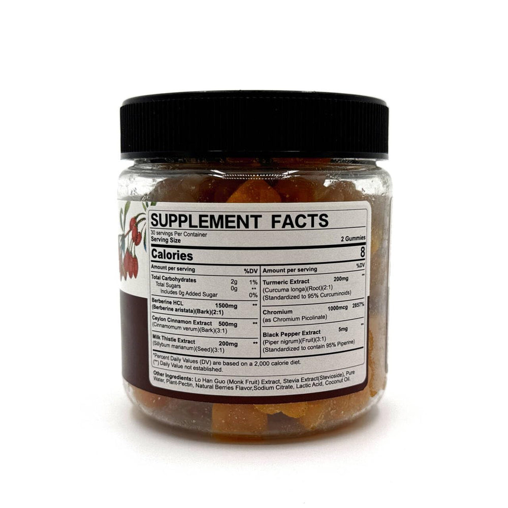 Nextdia Berberine Gummies amber bottle on counter for easy daily habit
