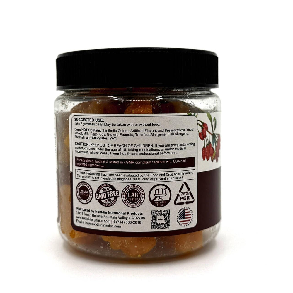 Nextdia Berberine Gummies jar in morning routine setup for consistent supplementation