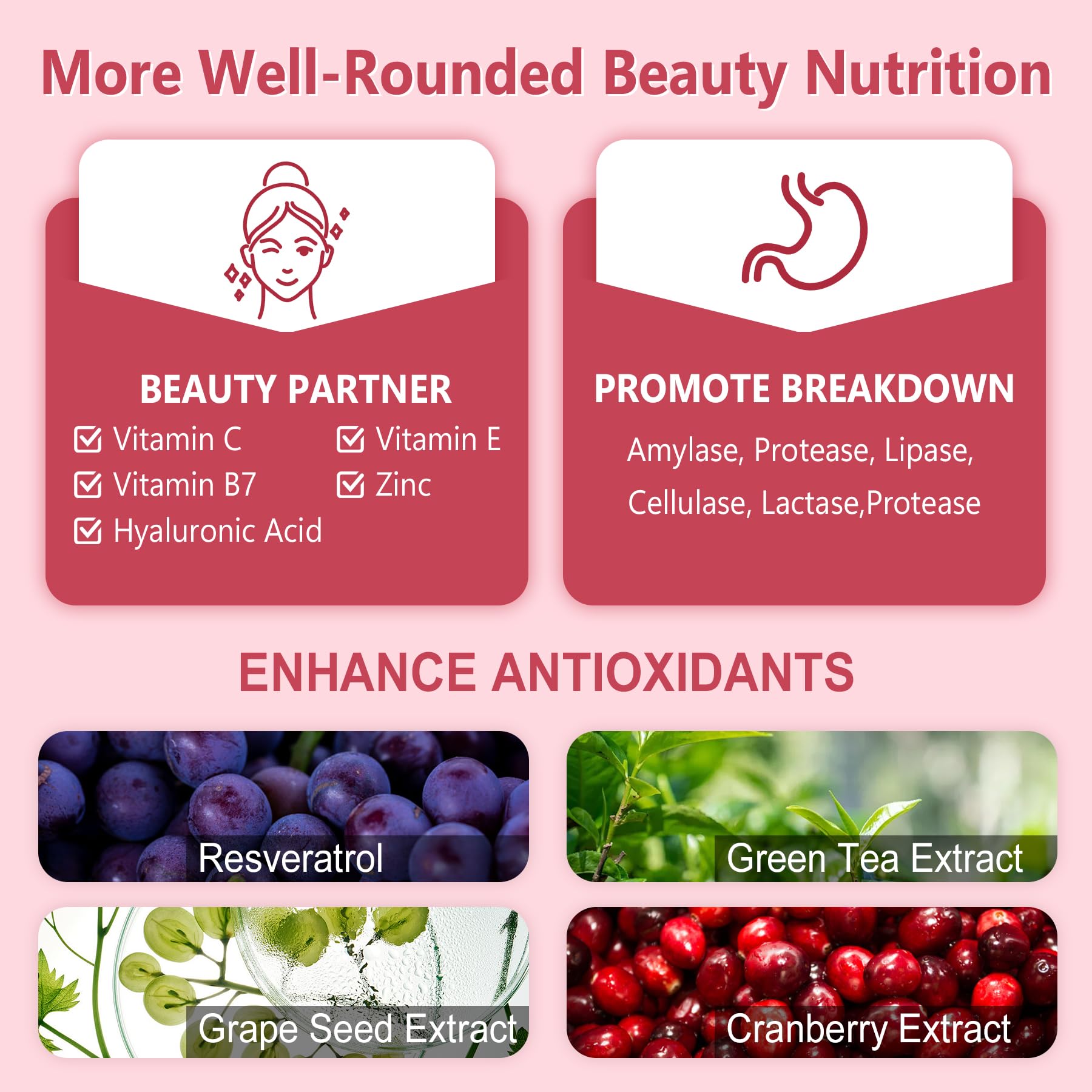 Nextdia bottle on counter with dosing guide demonstrates two-month supply.
