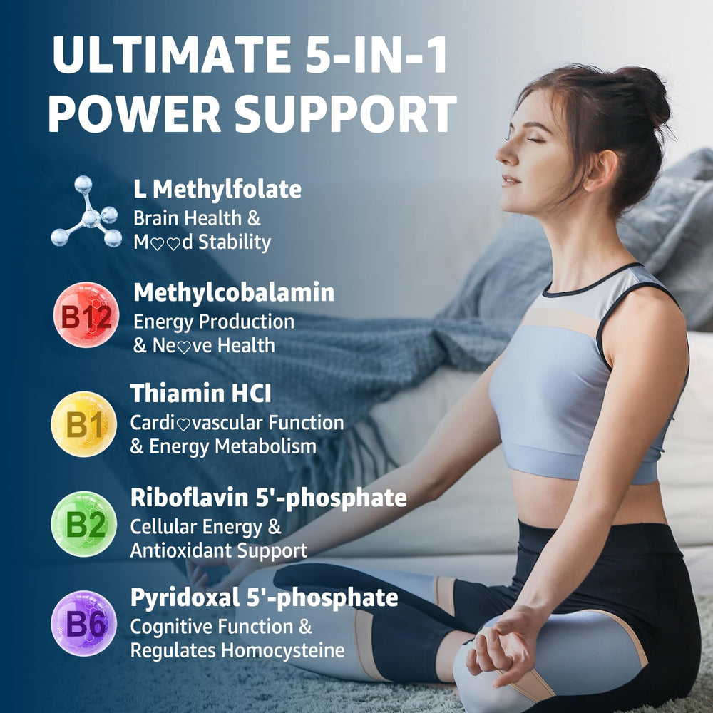 Nextdia bottle side nutrition label detailing 5-MTHF and B vitamins