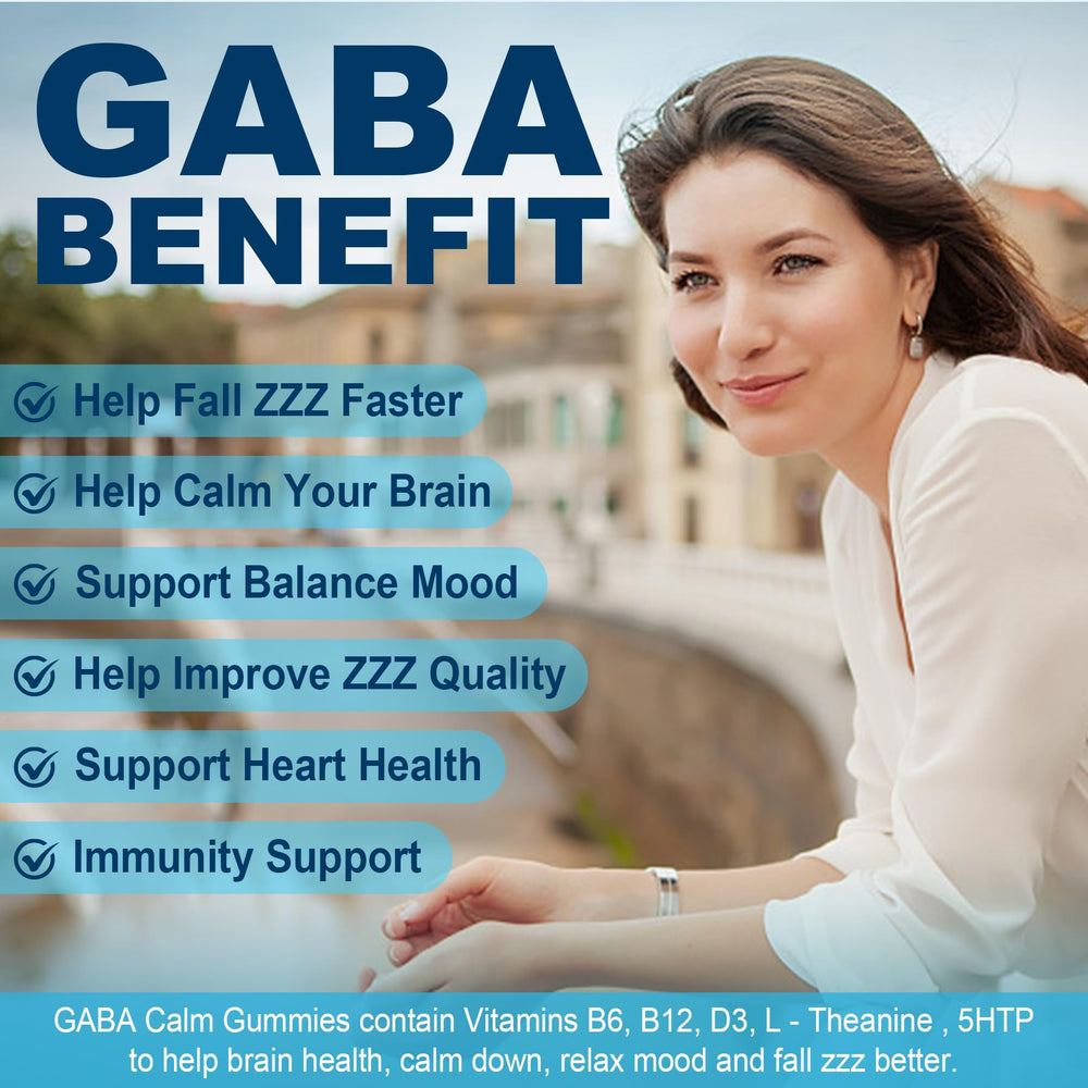 Nextdia GABA Gummies with Ashwagandha and vitamins D3 B12 for daily wellness.