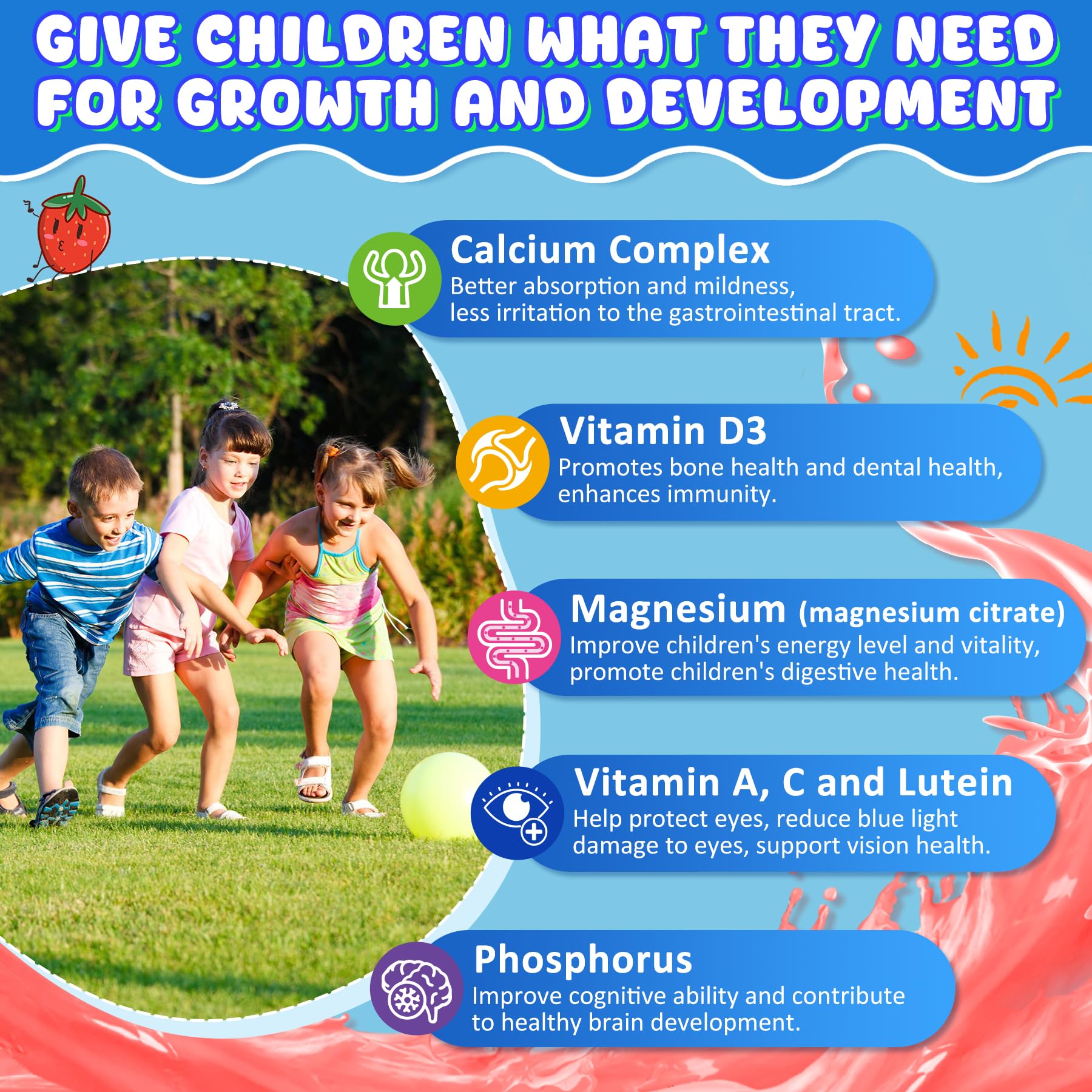 Nextdia Kids Calcium Gummies child enjoying chew emphasizes tasty family friendly supplementation