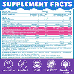 Nextdia calcium gummies strawberry closeup shows chewy texture for easy daily nourishment