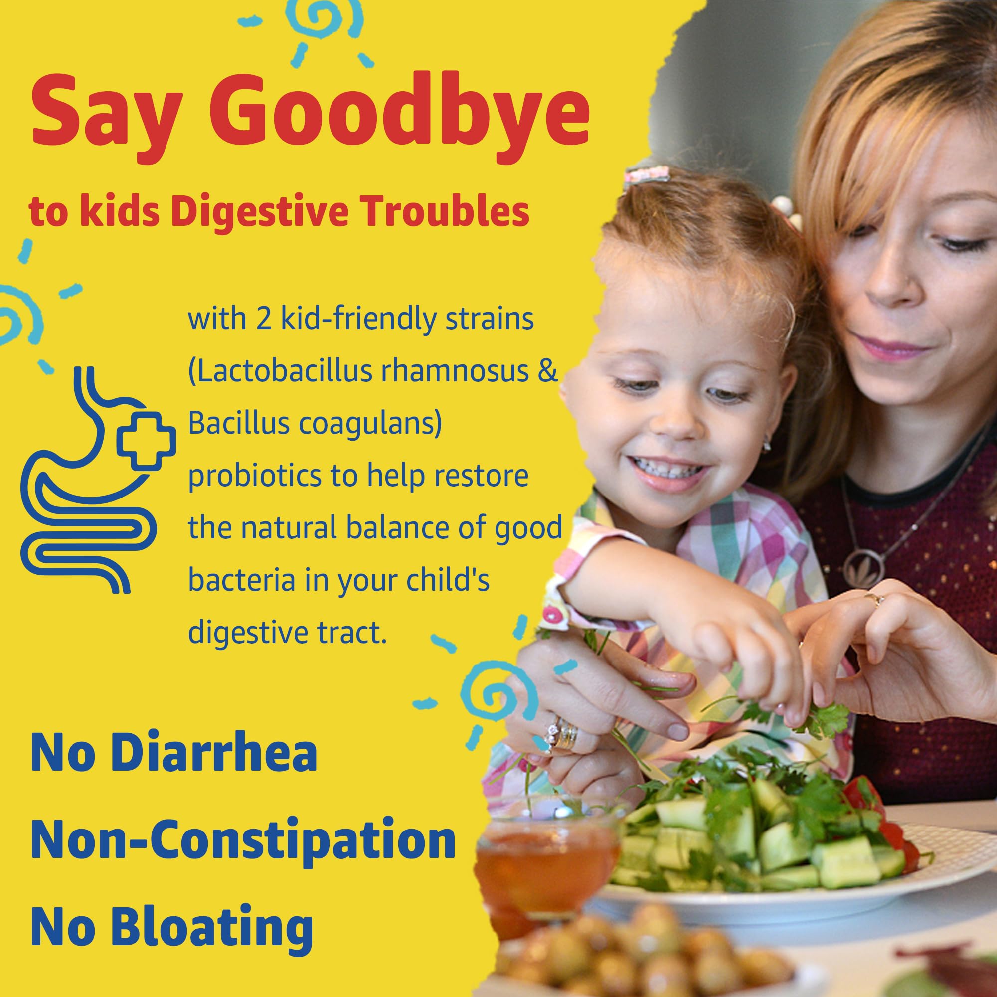 Nextdia Probiotics icon indicates gut-friendly support with daily use
