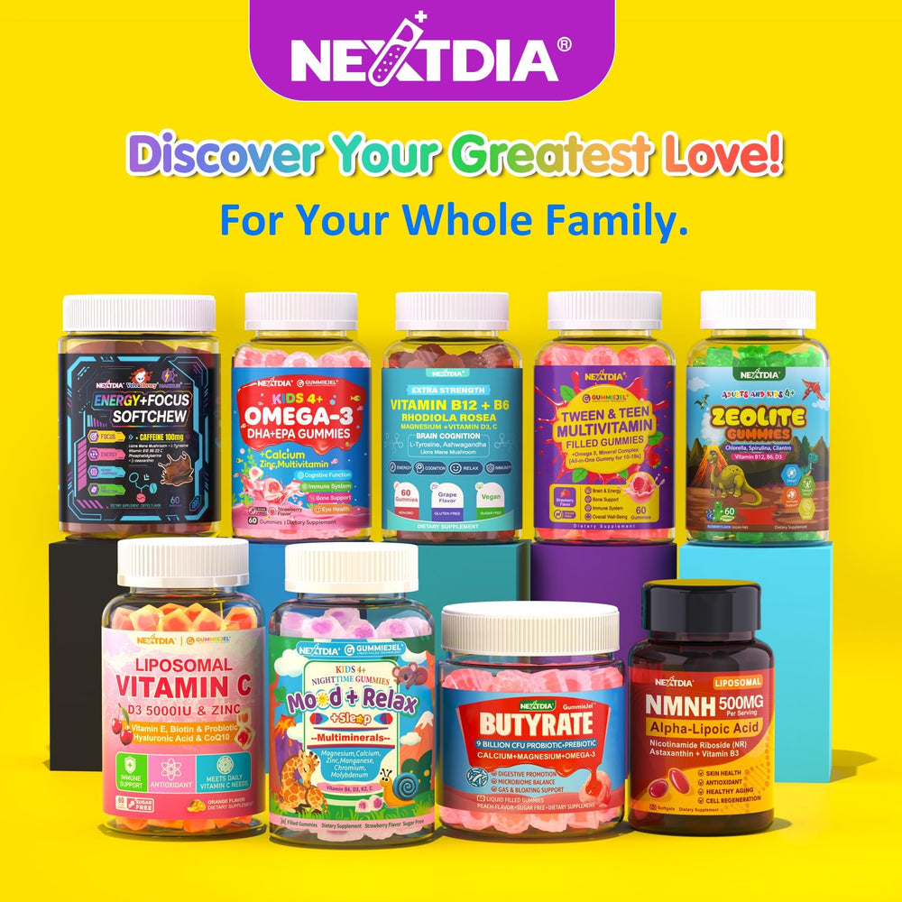 Nextdia Kids Sleep Gummies calcium and D3 boost for bone health