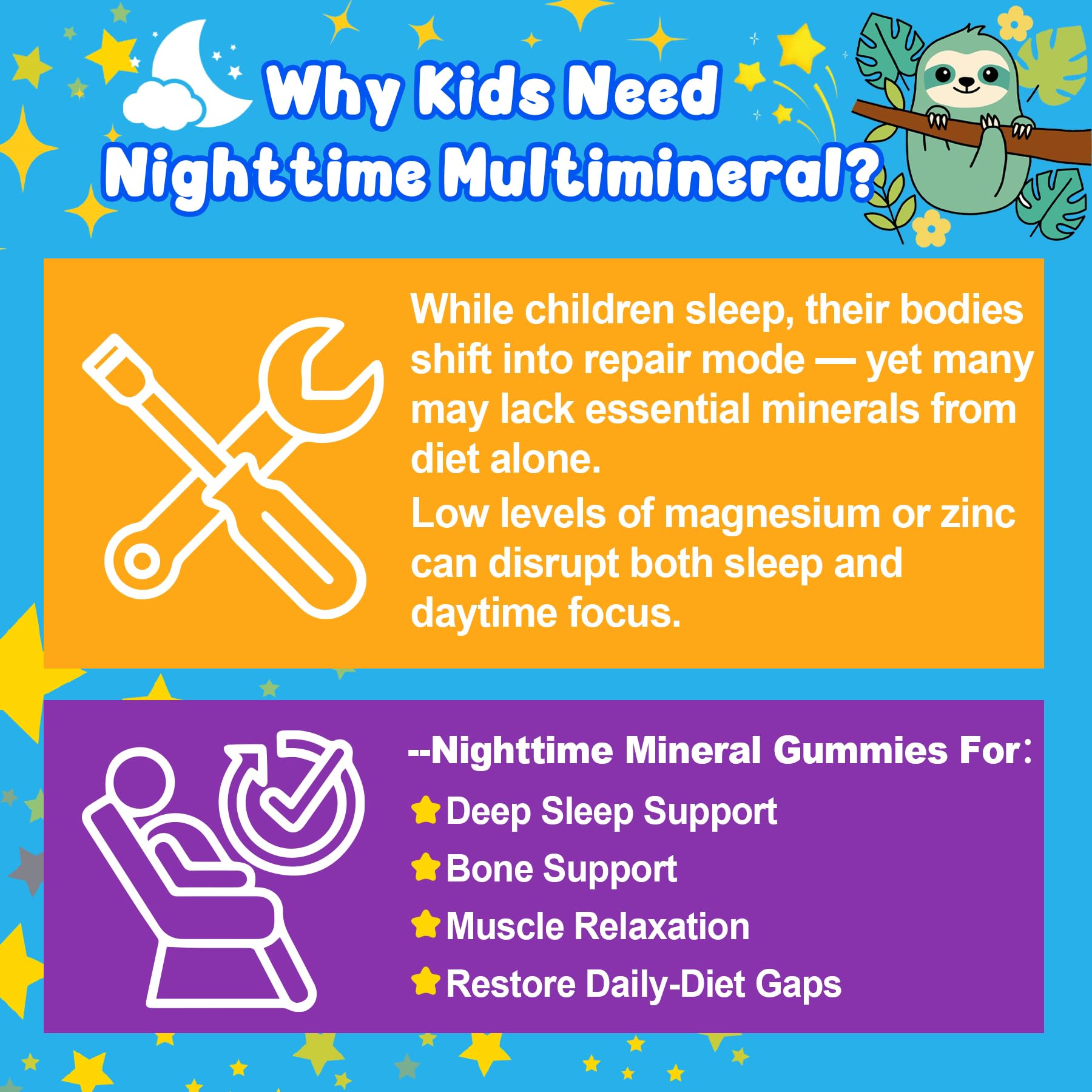 Nextdia Kids Sleep Gummies laid-out dose for one gummy per day