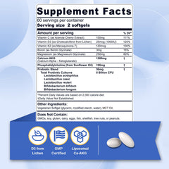 Nextdia liposomal calcium akg softgel close-up illustrating nutrient-dense capsules.
