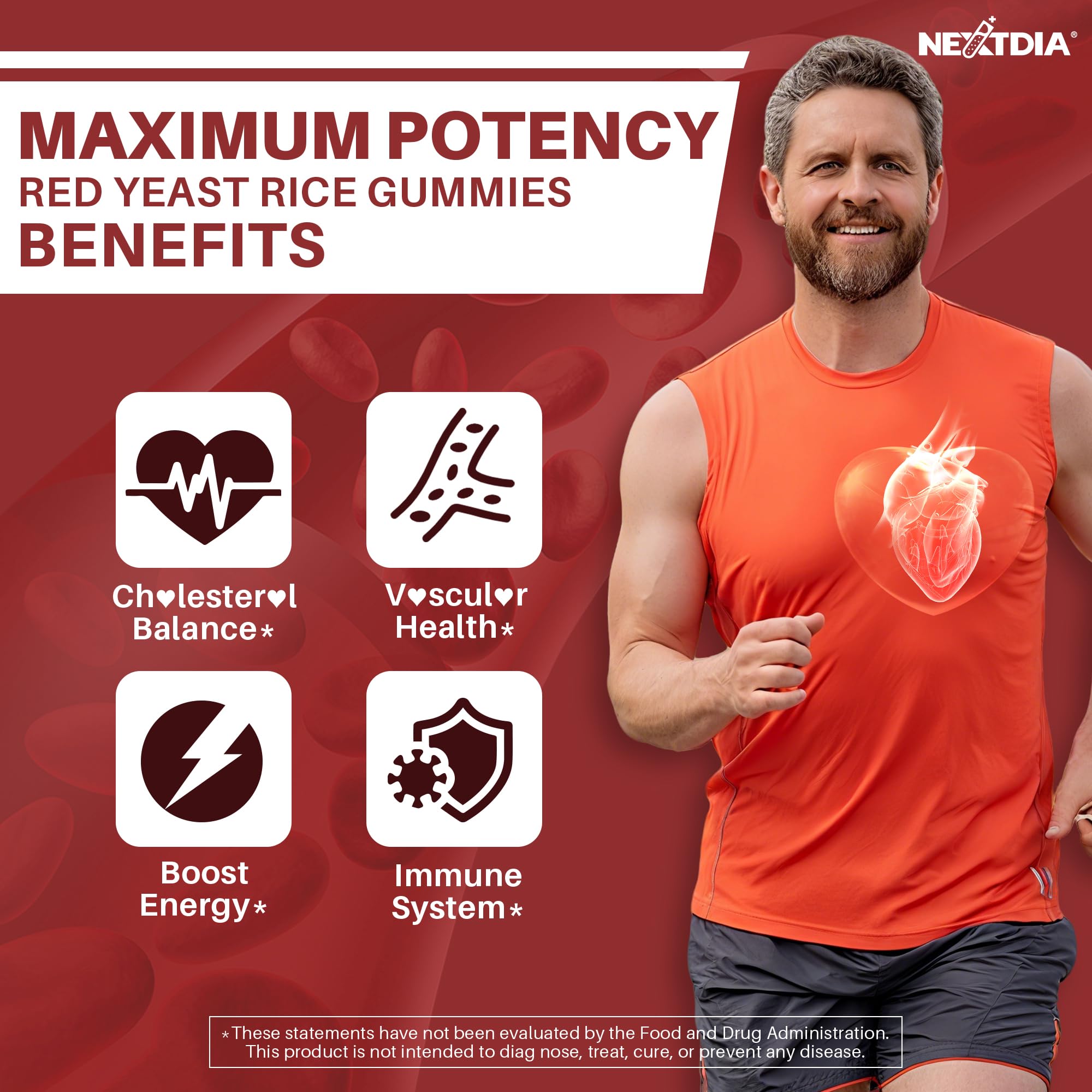Nextdia plant sterols and citrus bergamot on label for vascular health