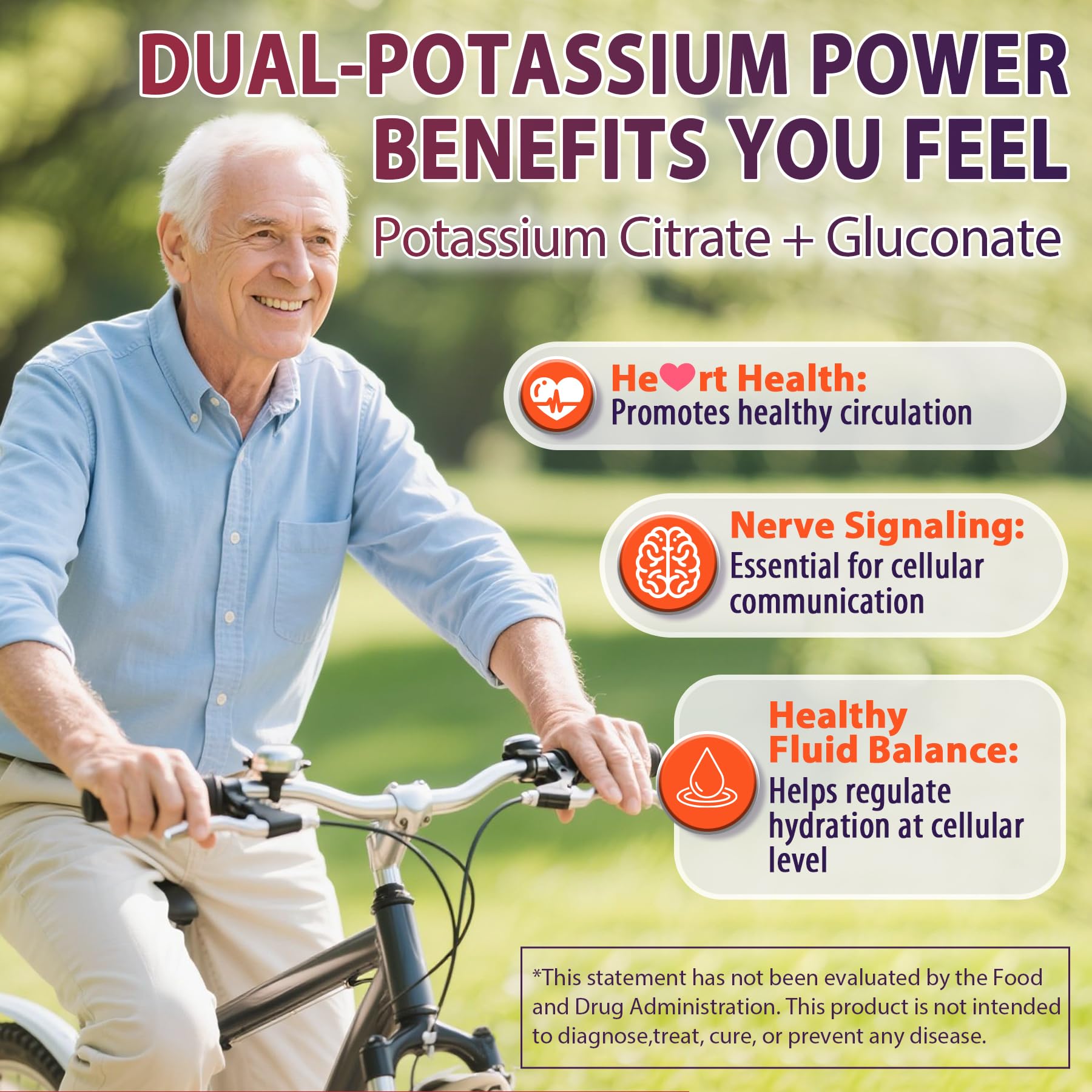 Nextdia potassium gummies label detail – ingredient highlights and dosage