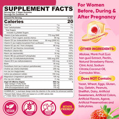 Nextdia prenatal gummies close-up highlighting vegan algae omega-3 DHA benefits