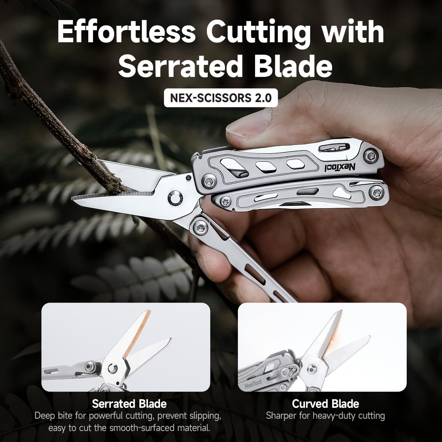 NexTool F12 safety lock keeps blades secure during use.