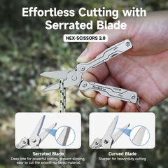 NexTool Micro Sailor Scissors S0 pocket-size multitool for everyday carry.