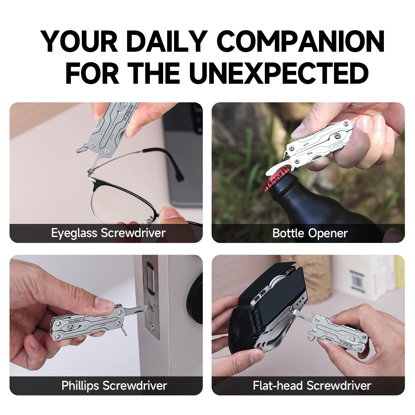 NexTool Micro Sailor Scissors S0 compact screwdrivers for on-site adjustments.