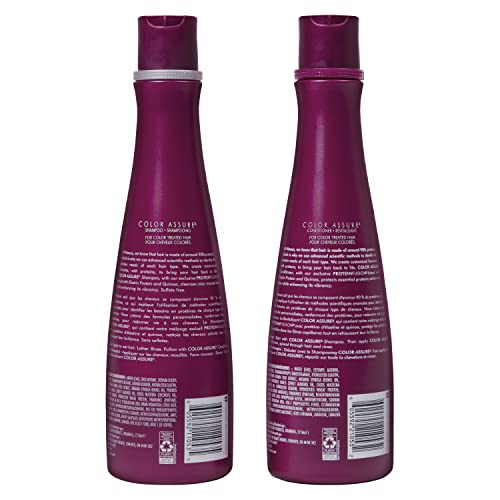Nexxus Color Assure conditioner tube emphasizing protein replenishment for color longevity.