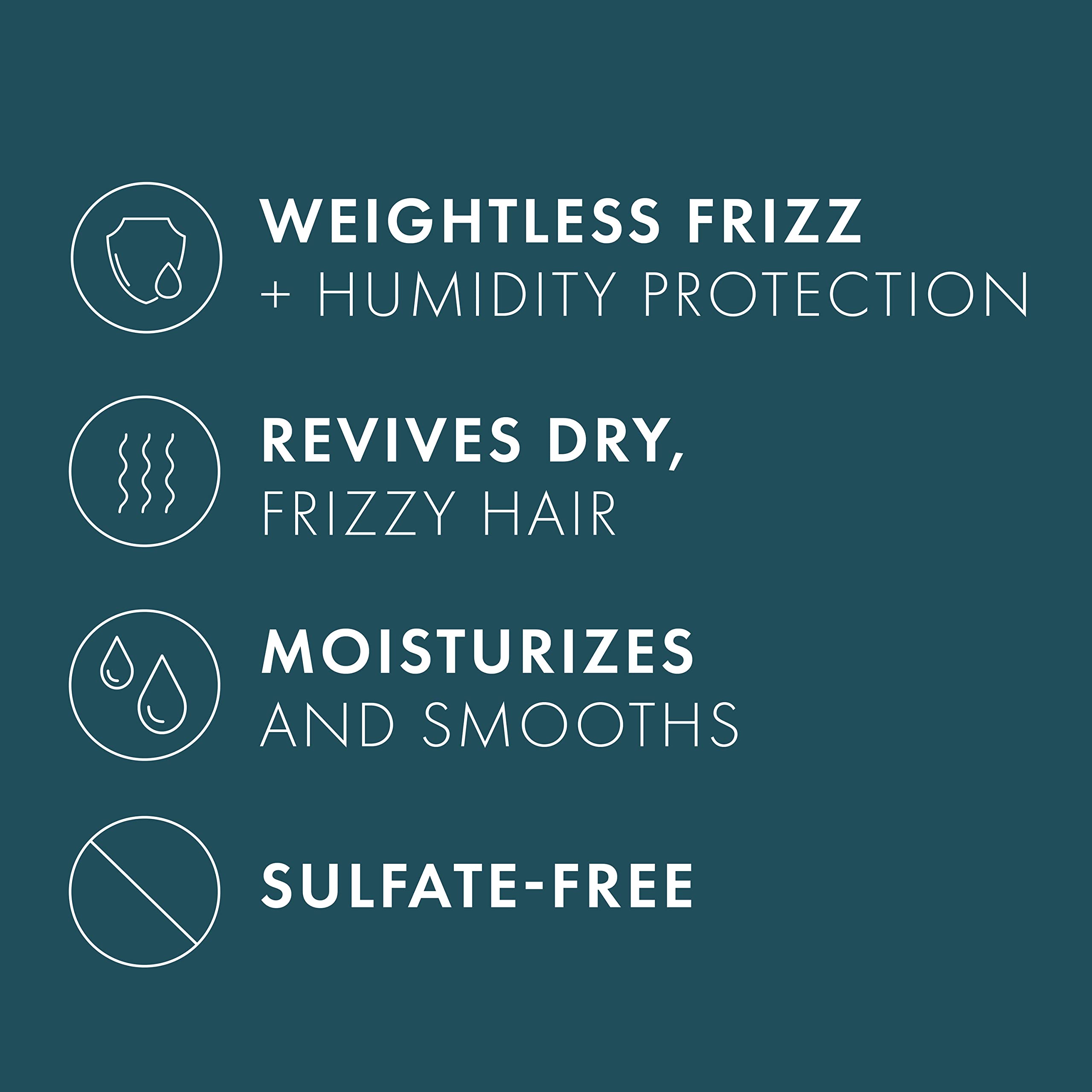 Nexxus Ultralight frizz-defy serum bottle for final shine and control