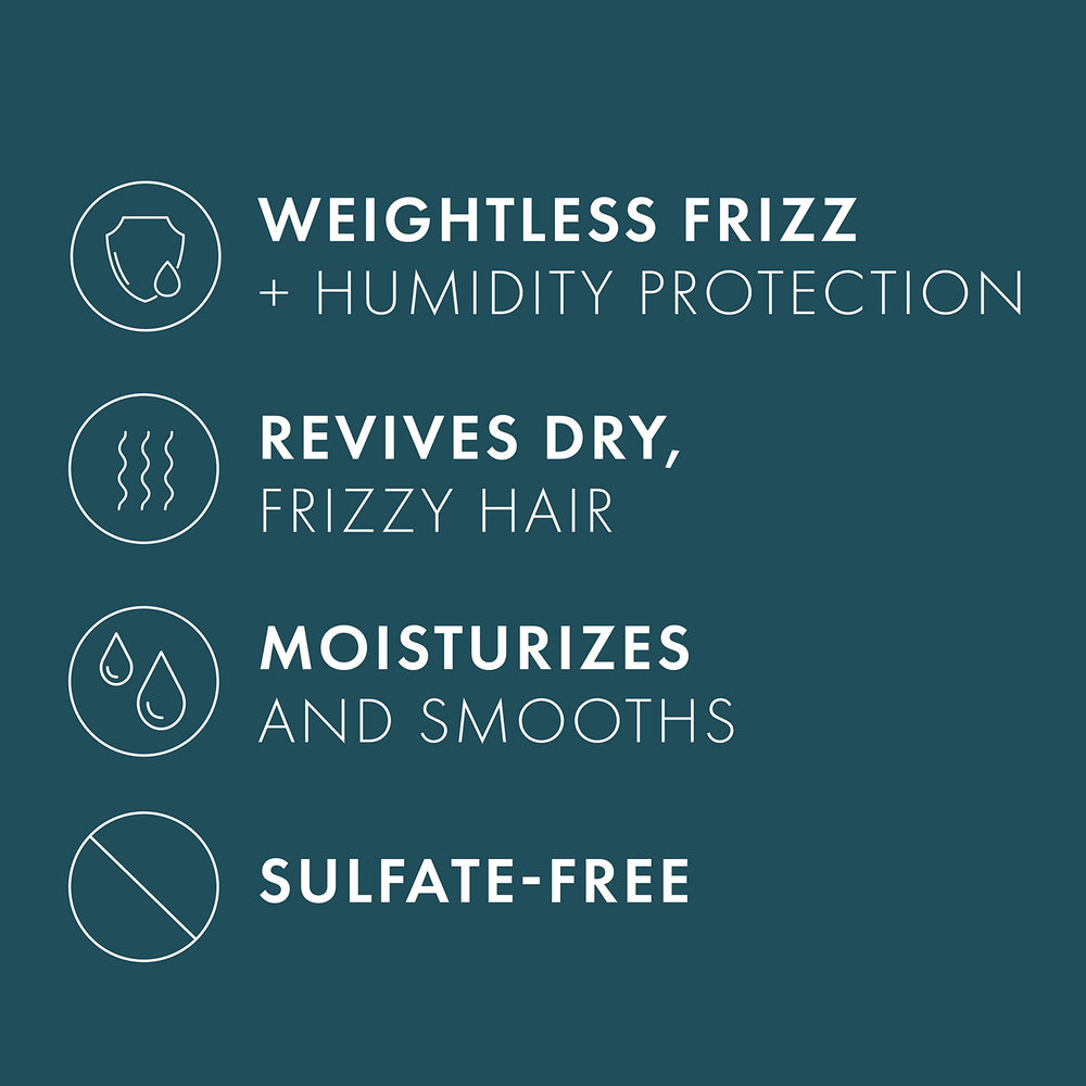 Nexxus Ultralight frizz-defy serum bottle for final shine and control