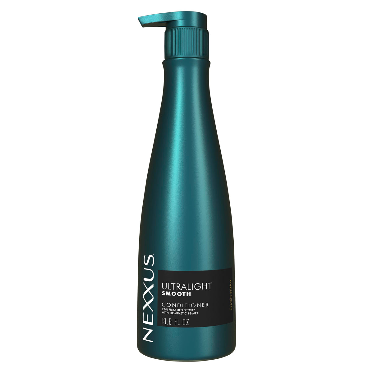Nexxus Ultralight Smooth bottle pour highlighting lightweight frizz protection