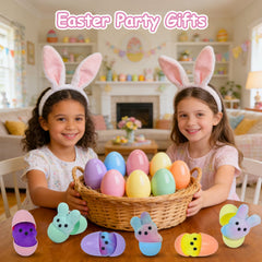 NFOVSMO soft bunny inside each egg enhances playful Easter decor