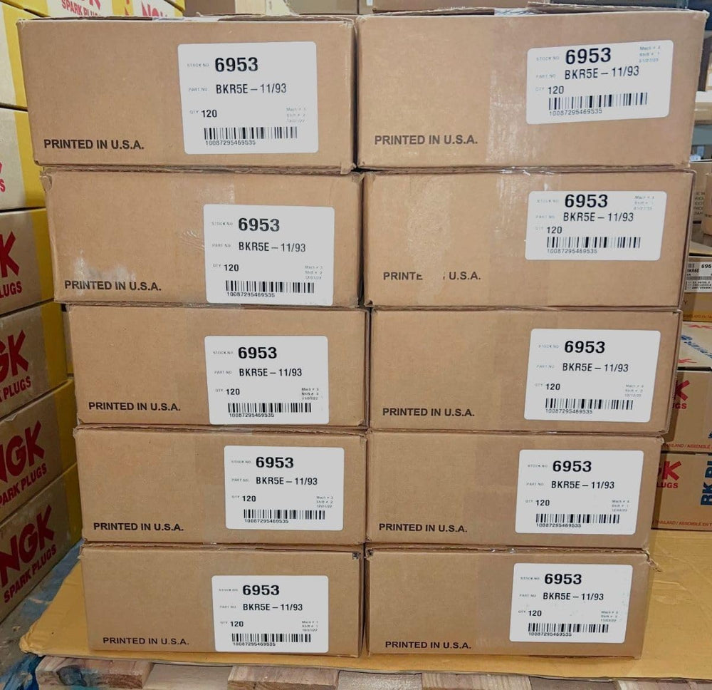 NGK BKR5E-11 compatibility label emphasizes alignment with engine requirements