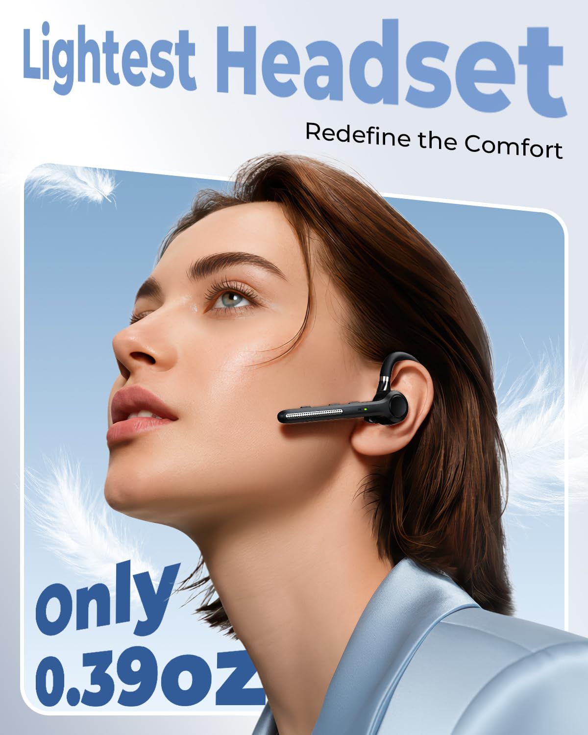 Ngsod ergonomic in-ear design delivering all-day comfort during long work sessions.